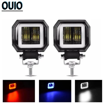 

DRL LED Light Bar 20W 3inch Halo Angel Eye for 12V Car Motorcycle Headlight ATV Off-road Work Light Daytime Running Fog Lamp