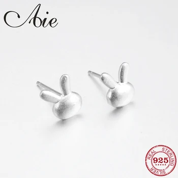 

Hot Fashion Multi-style Cute rabbit shape 925 Sterling Silver DIY fine women Stud Earrings luxury Party Jewelry