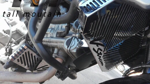 Решетка радиатора Защитная крышка для SUZUKI DL650 DL 650 V-Strom VStrom 2004-2010I DL650 DL 650 V-Str защита масляного охладителя