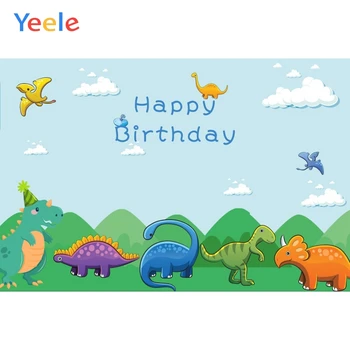 

Cartoon Forest Animals dinosaur Photography Background Baby Children Portrait Scene Photographic Backdrops Photo Studio