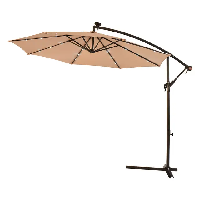 Costway 10' Hanging Sun Patio Umbrella  6