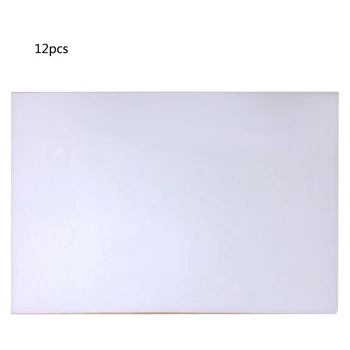 

12Pcs Handmade Luminous Blank Heat Shrink Paper Film Sheets Glow in the Dark Shrinks Dinks Art Design Drawing Art Crafts