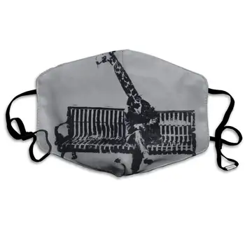 

Polyester Anti-dust Mouth Mask - Giraffe Man Seamless Art Washed Reusable Mouth-Muffle - Fashion Printed Face Masks for Outdoor