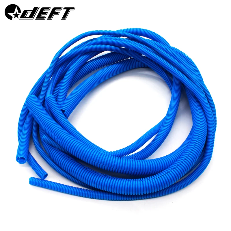 Deft 4 Pz 2M 8Mm-25Mm Flessibile Pp Tubo Ondulato Auto Auto Tubo Corrugato Tubo Tubo Isolamento Cablaggio Involucro