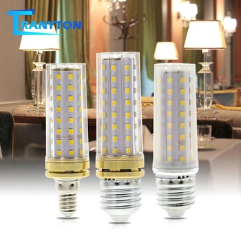 

E27 E14 LED Corn Bulb 110V 120V LED Lamp 9W 80LEDs 18W 129LEDs High Brightness Energy Saving Candle Light Bulbs for Chandelier