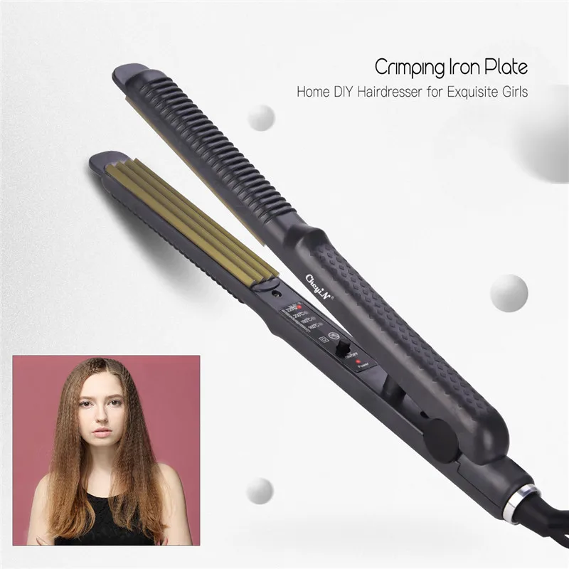 Curling Irons Crimper Hair Waver Corn-Perm Corrugated Small Fluffy Fast-Heating Splint
