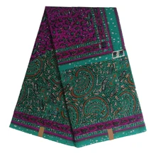 Miss L Последние Стиль африканская ткань Воск Принт 6 ярдов/шт хлопок HL19S111655