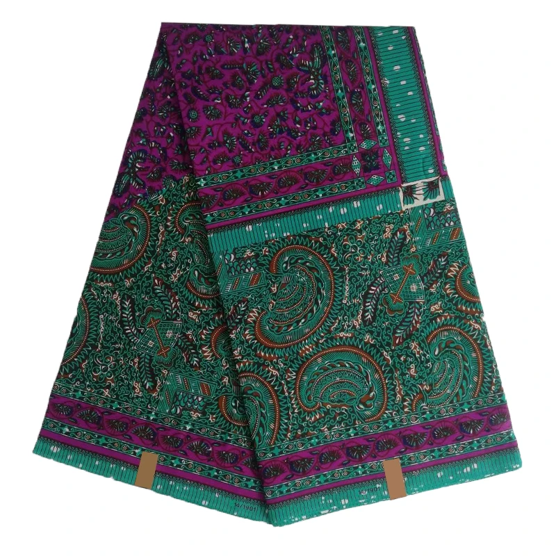

Miss L Latest style african fabric wax print 6 yards/pieces 100% cotton fabric HL19S111655