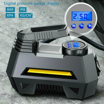

Onever car portable rechargeable handheld air pump car tire with digital screen LED display air pump, easy to operate New 2020