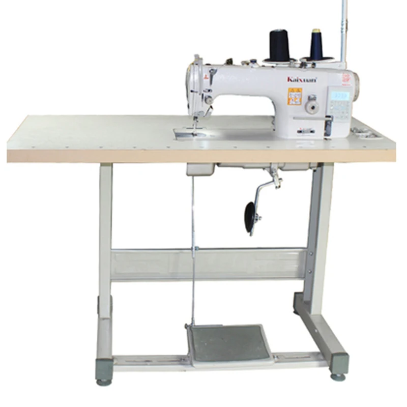 Computerized Direct-Drive Lockstitch Sewing Machine Head with Automatic Thread Trimmer with table sewing kit thread set