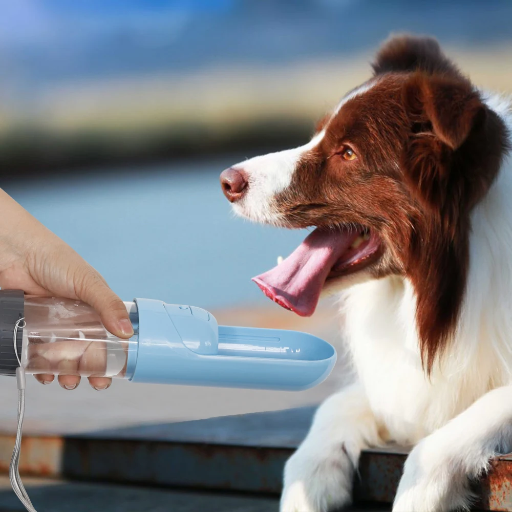 Портативный собака бутылка для воды 300 мл для малых и средних большой собаки Домашние животные щенки Поильник на открытом воздухе бутылка с водой для домашних животных диспенсер для подачи