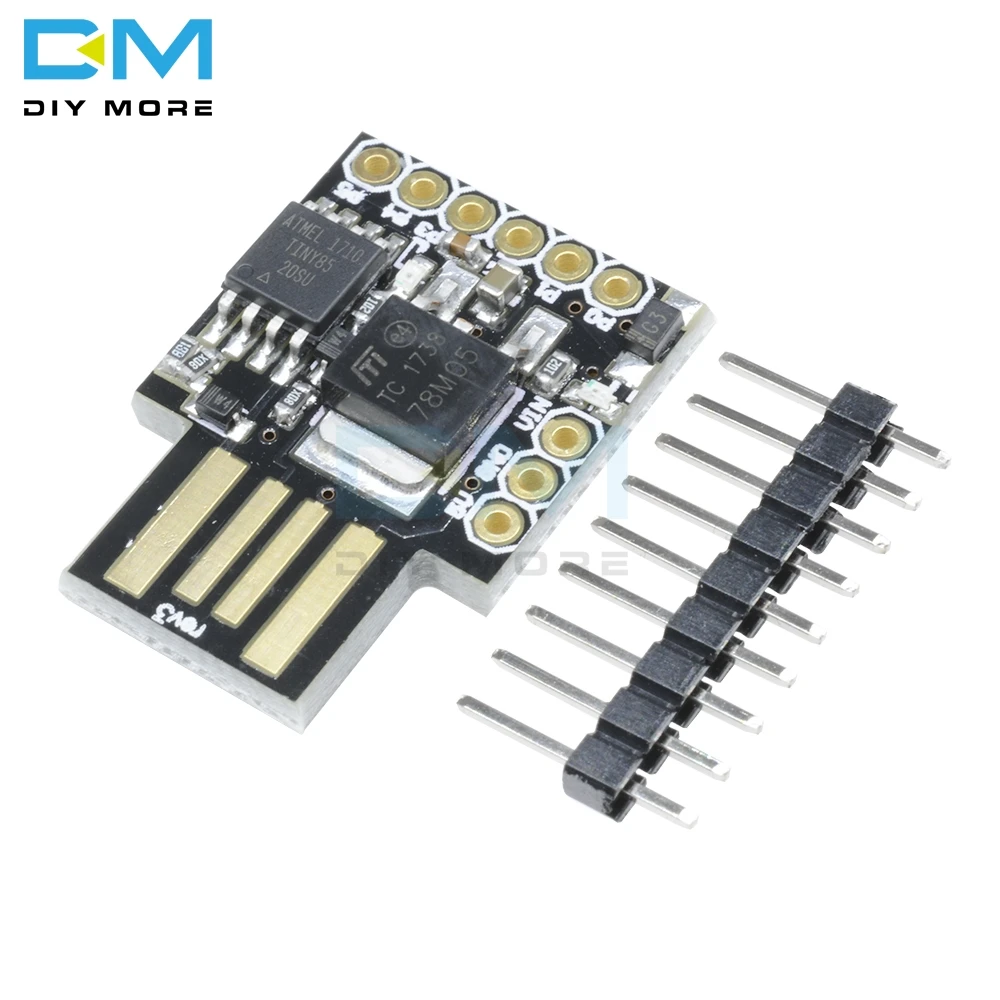 Макетная плата Micro USB Digispark ATTINY85 для Arduino макетная I/O IIC I2C модуль SPI|Интегральные