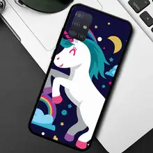  Cartoon Unicorn Phone Case For Samsung A70 A50 A30 A20 A10 A30S A50S A51 A71 A52 A72 A 70 50 30 S 50S Case Cover 