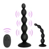 IKOKY Anal Beads Butt Plug Vibrator Prostate Massage 10 Speed Dual Motor Remote Control Anus Stimulator Sex Toys For Men Women 1