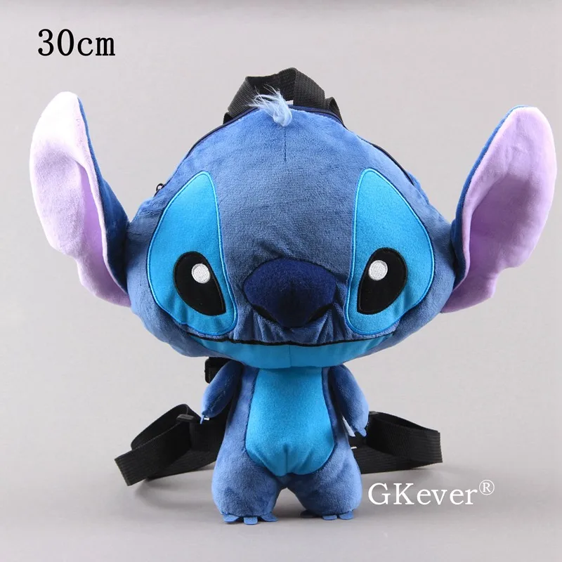 Stitch backpack 18 Стич каваи Стич плюшевая кукла Игрушка Аниме Лило и Стич мягкая плюшевая Стич скрумп детские игрушки Рождественский подарок - Цвет: Stitch backpack