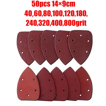 

50pcs HEAVY DUTY DETAIL PALM CORNER MOUSE SANDER SANDING SANDPAPER TOOL&SHEET SETS Woodworking Sanding Papers