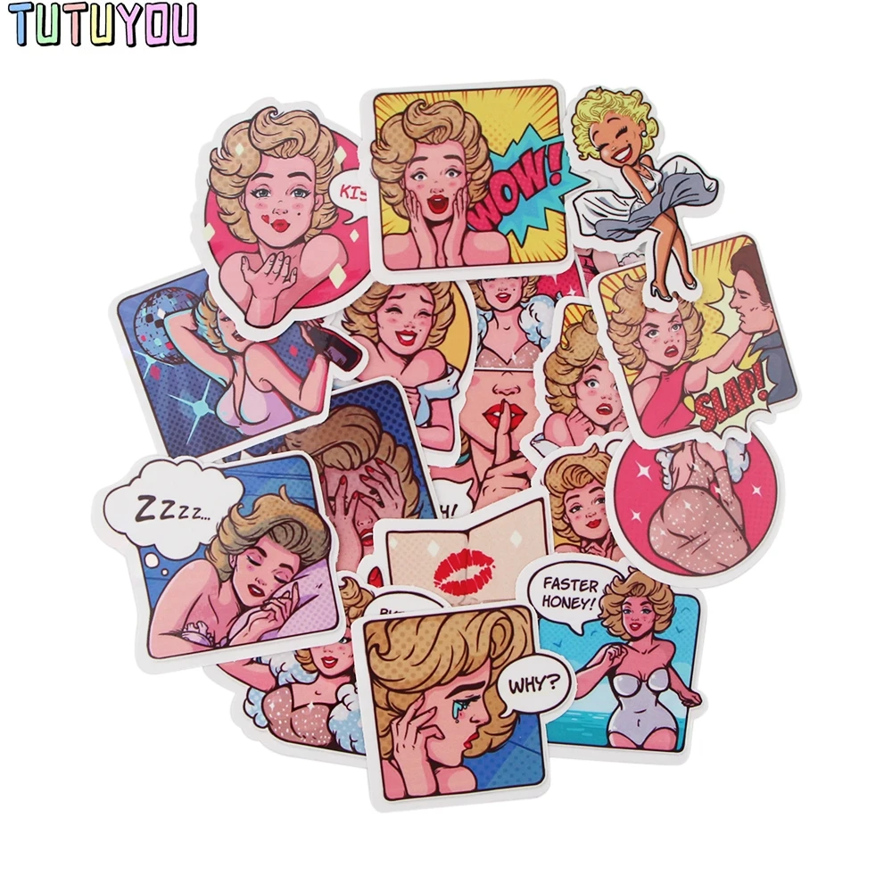 

PC2222 18pcs/set Cartoon Version Of Beautiful Woman Washi Tapes Scrapbooking DIY Decorative Creative Kawaii Tapes
