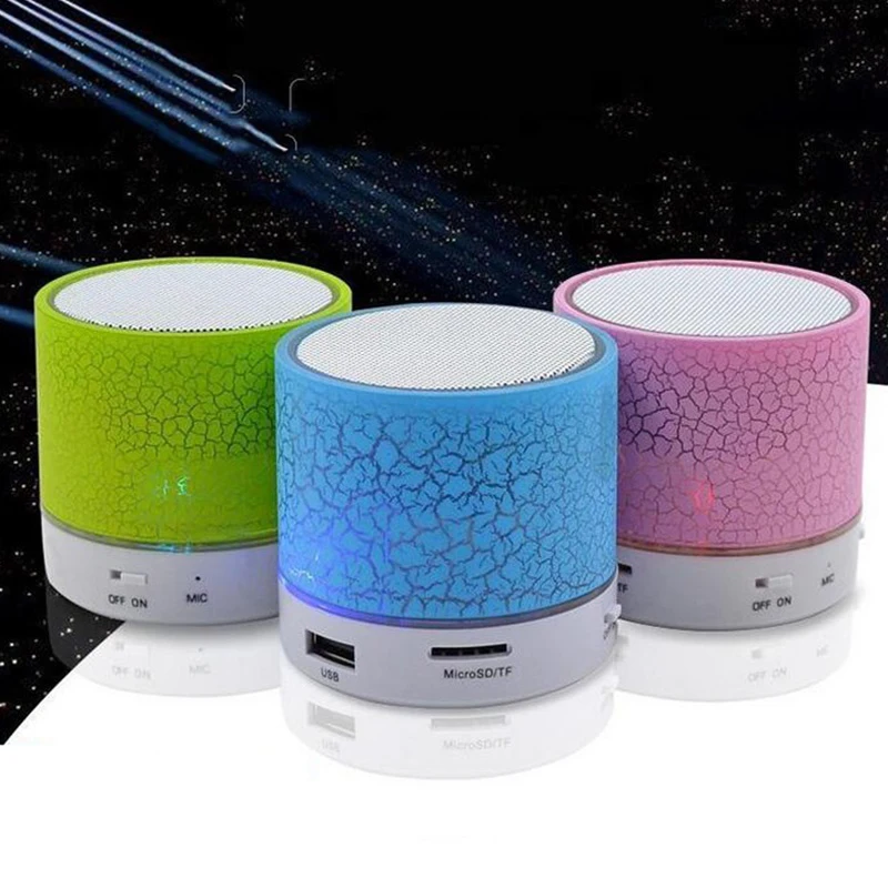 Cewaal Bluetooth динамик мини беспроводной громкий динамик трещина светодиодный TF USB Сабвуфер bluetooth динамик s mp3 стерео аудио музыкальный плеер