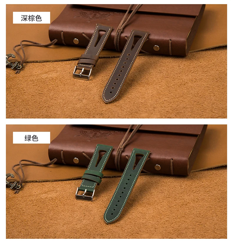Ремешок для часов из натуральной кожи для huawei Watch GT GT2 22 мм ремешок для часов для мужчин