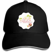 Гавайская бейсболка с пальмами и кокосами для мужчин и женщин