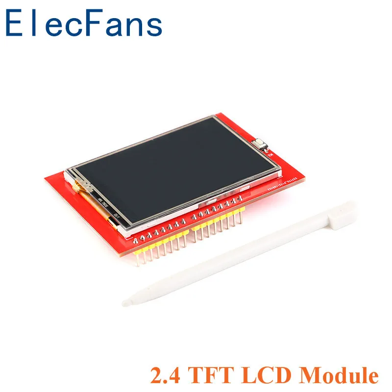 2.4&quot 2.4 inch LCD Display TFT Module Color Screen 5V/3.3V PCB Adapter ILI9341 with Touch Elecfans | Электронные компоненты