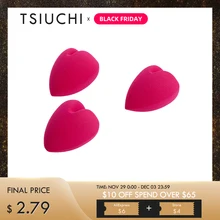 Гидрофильный полиуретановый не-ЛАТЕКСНЫЙ стерео в форме сердца капля Макияж puff инструмент