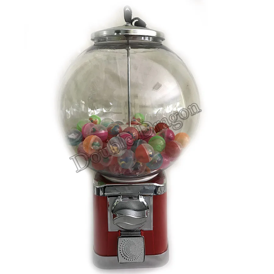 Высокое Качество капсула торговый шкаф монета управляемый Настольный мяч торговый автомат игрушка конфеты Пенни-в-слот монета поставщика - Цвет: With Balls