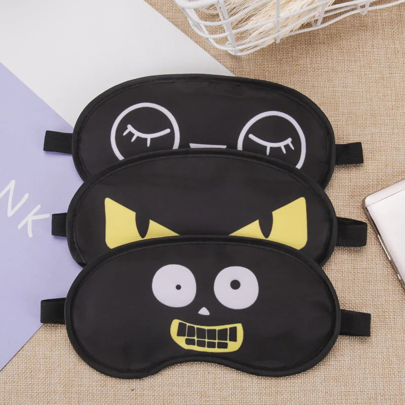 

Factory Customizable Creative Cartoon Eye Patch New Style Expression Protection Eye Patch Summer Ice Compress Sleep Eye Patch Pu