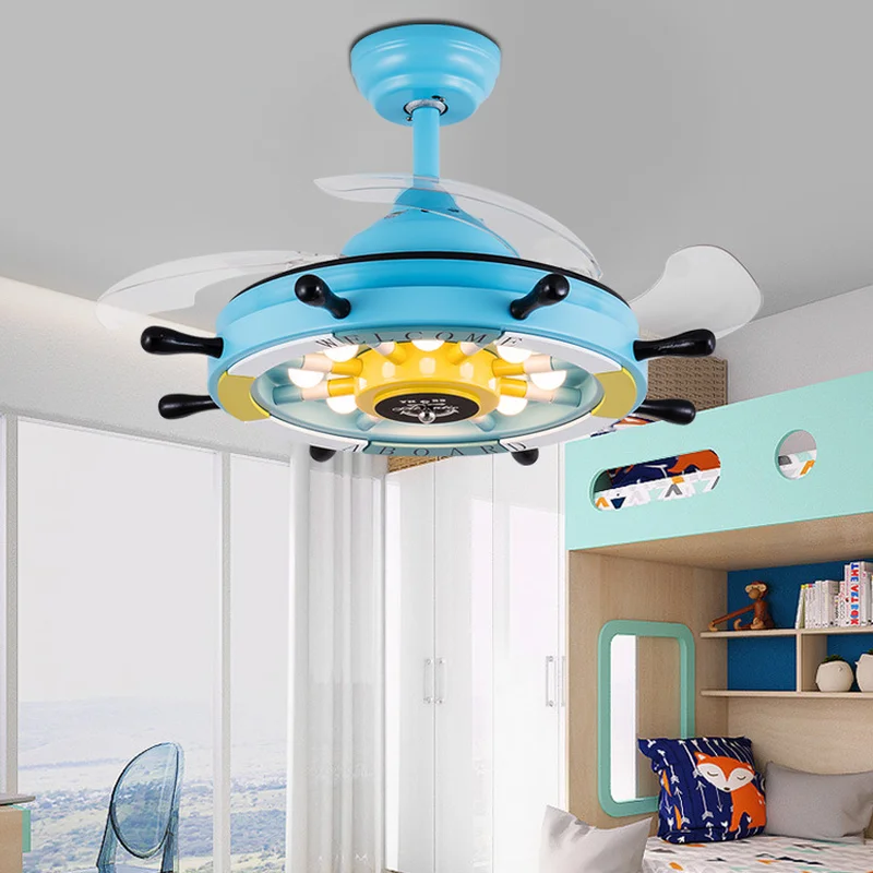 girl ceiling fan with chandelier