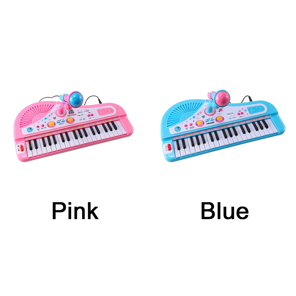 37 Keys Music Electronic Piano Kids Keyboard Boys Girls Gift Fingers Playing Educational Baby Toys