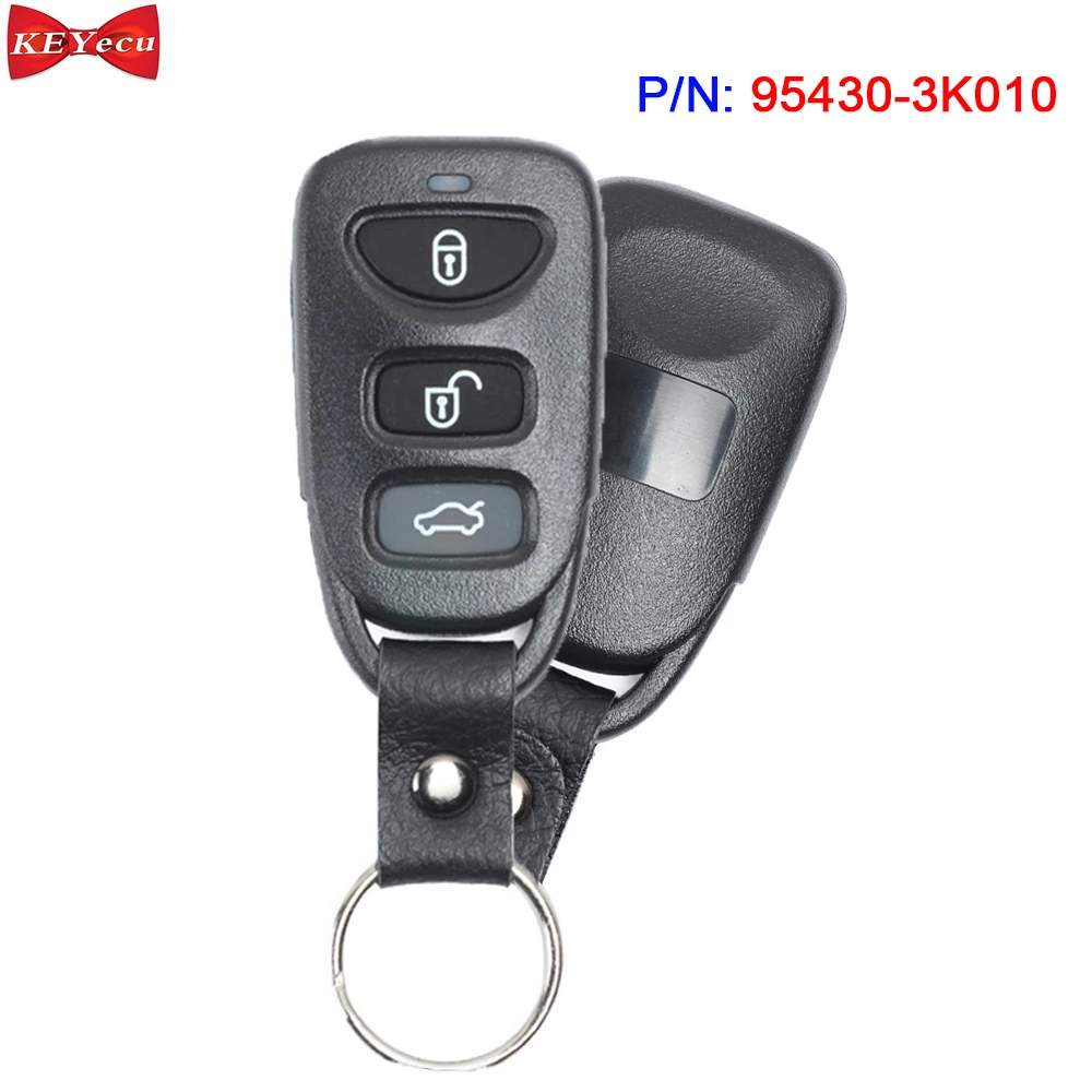 Remote Control Car Key Fob 433MHz for Hyundai Sonata NF2008-2009 P/N:95430-3K010 