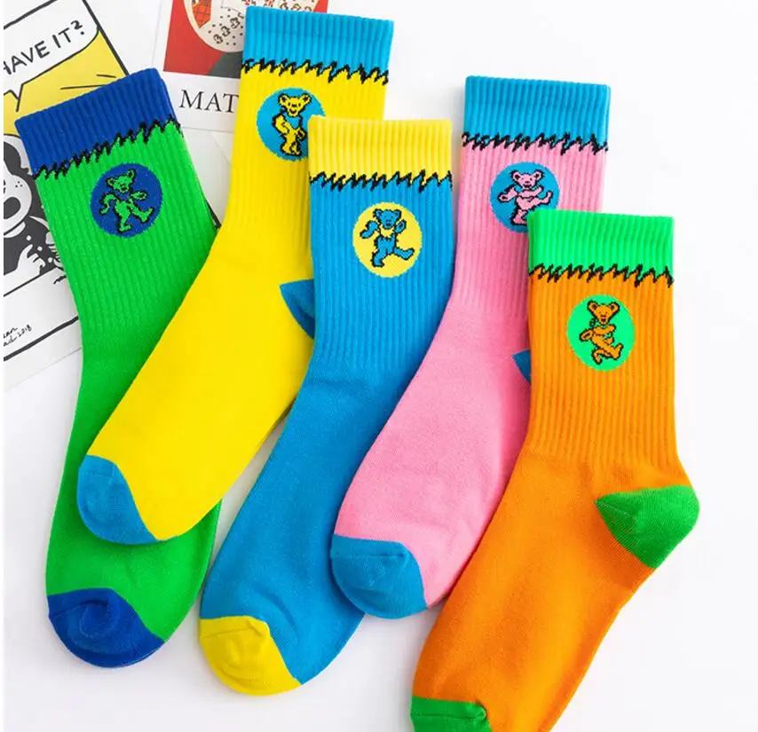 Neue Mode Frauen sb Dunks niedrige Socken Persönlichkeit heißer Verkauf bunte Tanzbär Match Gezeiten Jugend Socken für Männer – Detail 9