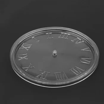 

1 Set DIY Clock Silicone Mold Wall Clock Mold Clock Making Accessories Roman Numerals Clock Model (Transparent)