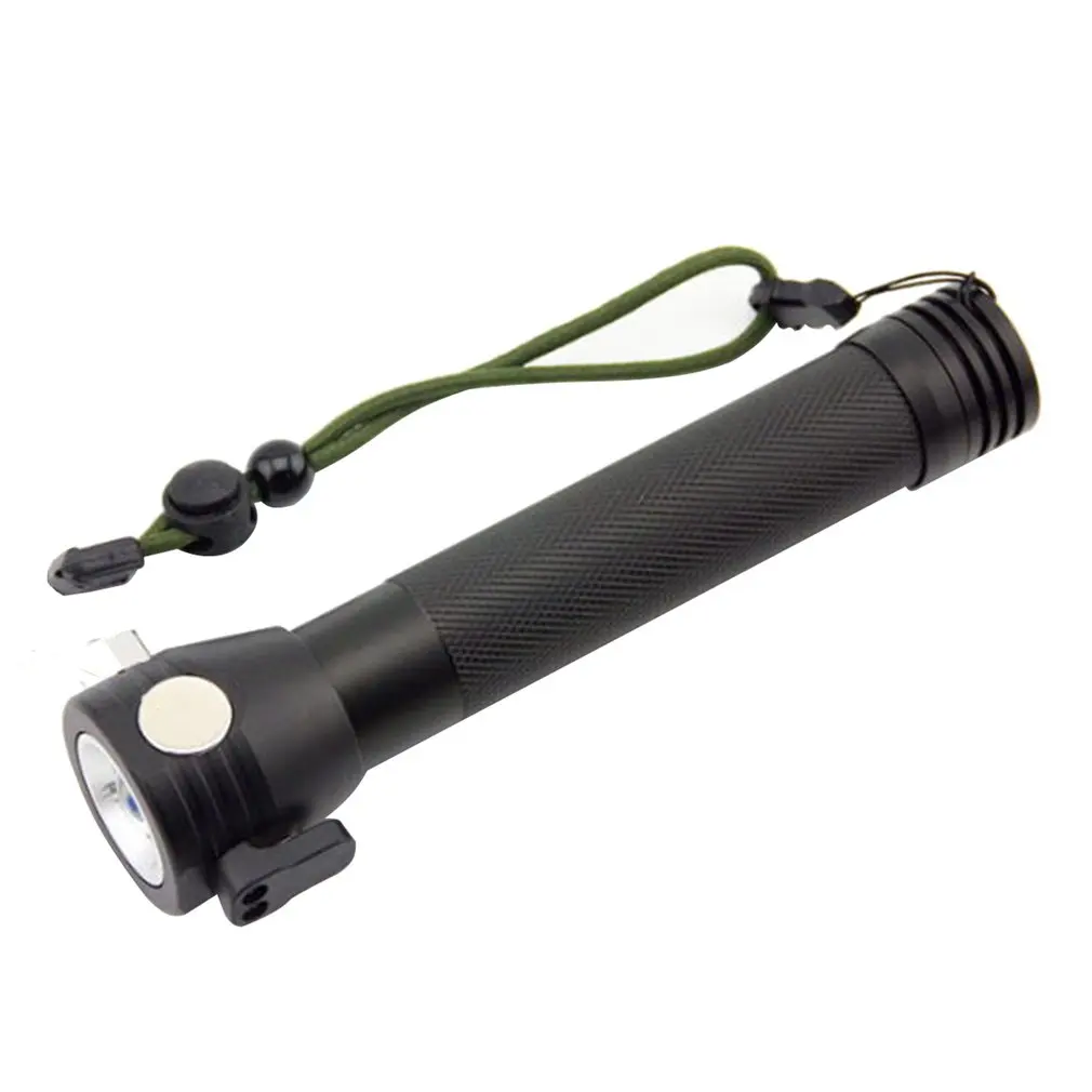 

Multifunctional Portable Car Emergency Escape Solar Safety Hammer Flashlight Outdoor Emergency Flashlight