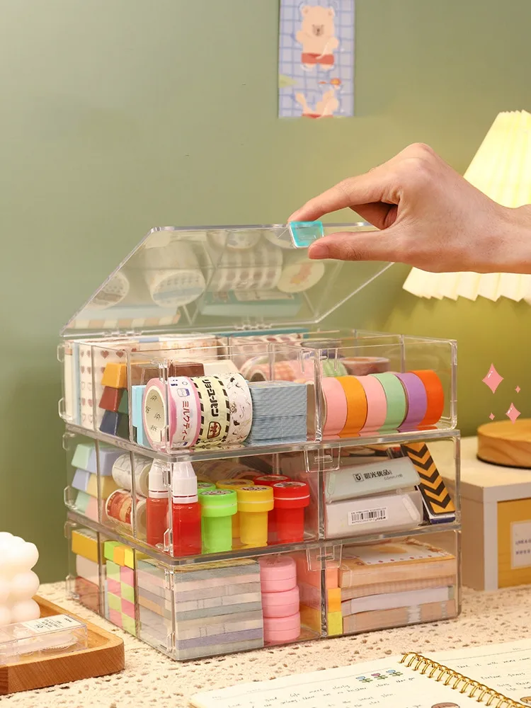 Desktop Masking Tape Storage Box Multifunctional Finishing