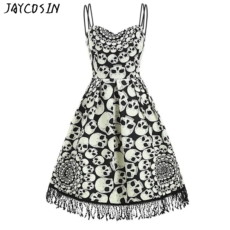 JAYCOSIN новинка 2019 красивые платья для женщин на Хэллоуин Топики винтажные с