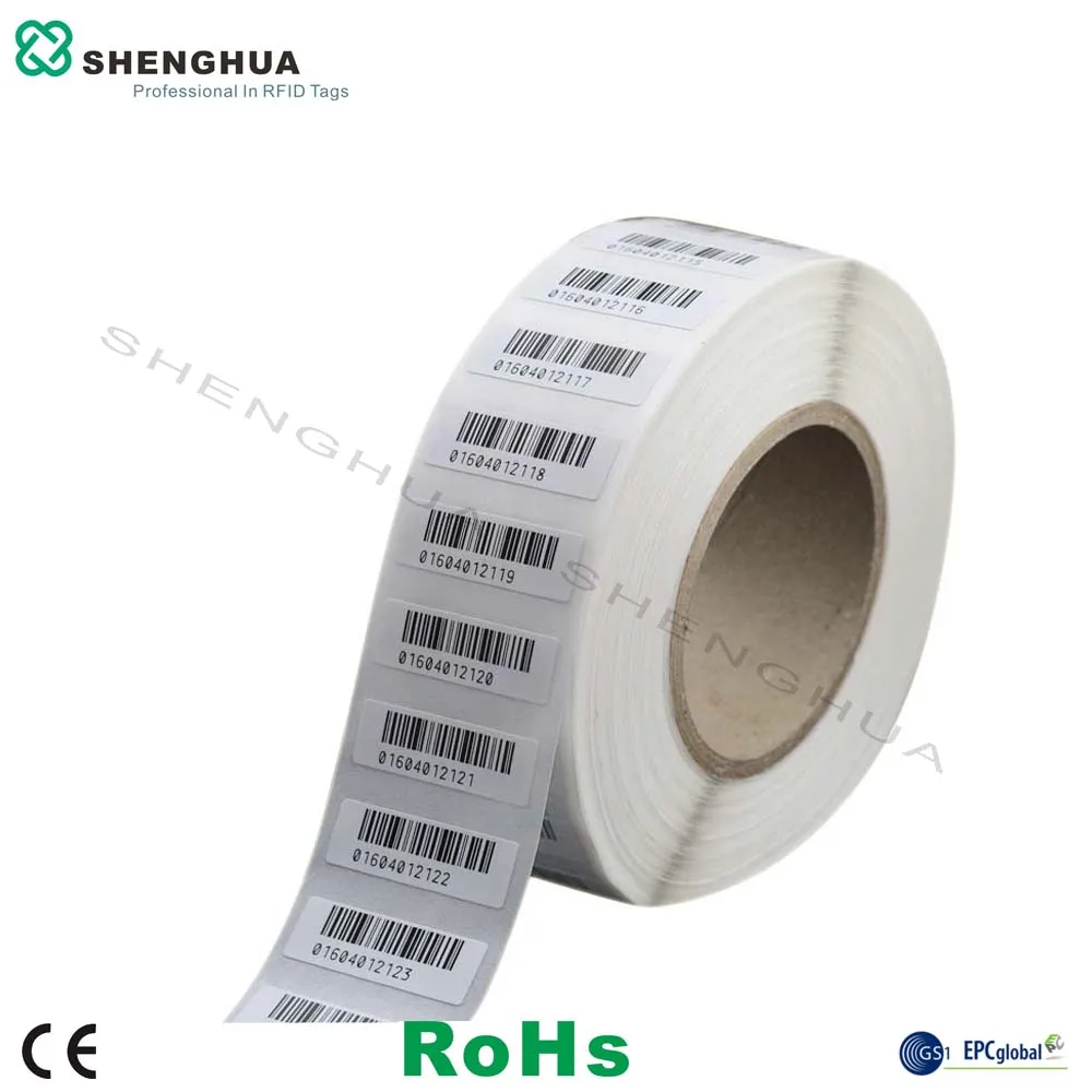 10 шт./лот инвентарь rfid-управление тег самоклеющиеся УВЧ пассивный бумага uhf rfid бирка штрих-код для печати для логистики безопасности