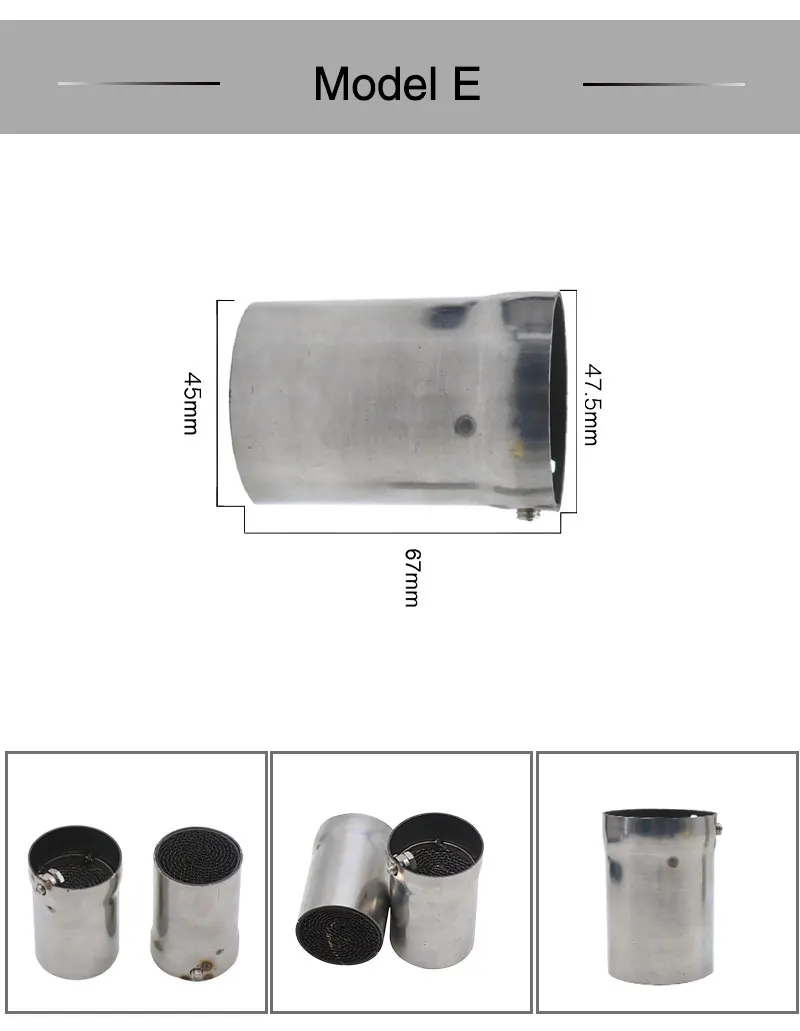 Silencieux D'échappement Universel (DB Killer) Pour Moto - Réducteur De Bruit à Insérer Dans La Sortie D'échappement