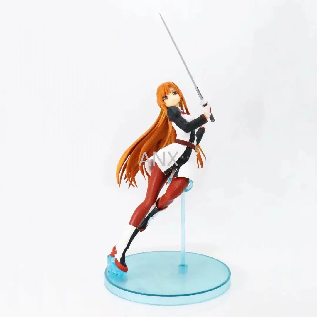 

24cm Sword Art Online Asuna Figure PVC Action Anime Toys Doll Cartoon Model statue figura for friends gift AsunaYuuki Figure