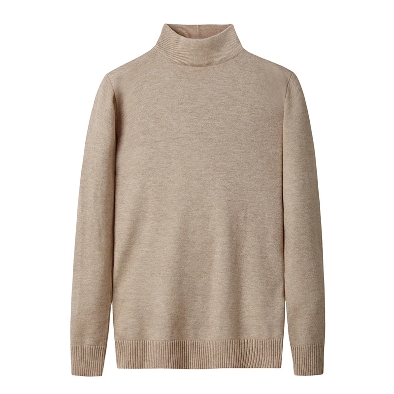 GustOmerD 2019 Brand Quality Mens Sweaters Solid Slim Fit Winter Warm Pullovers Men Fashion Turtleneck Sweater Men 6 Colors