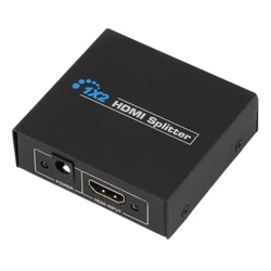 2 portas hdmi 2k y divisor 1 em 2 maneira saída espelho exibição de vídeo áudio hd v 1.4 eua plug