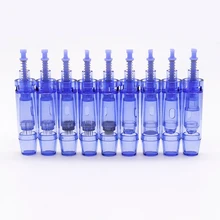 100 шт. Дерма ручка иглы картридж для Dr Pen A6 микроиглы Nano/9 pin/12 pin/36 pin/42 pin микро Сменные иглы головки