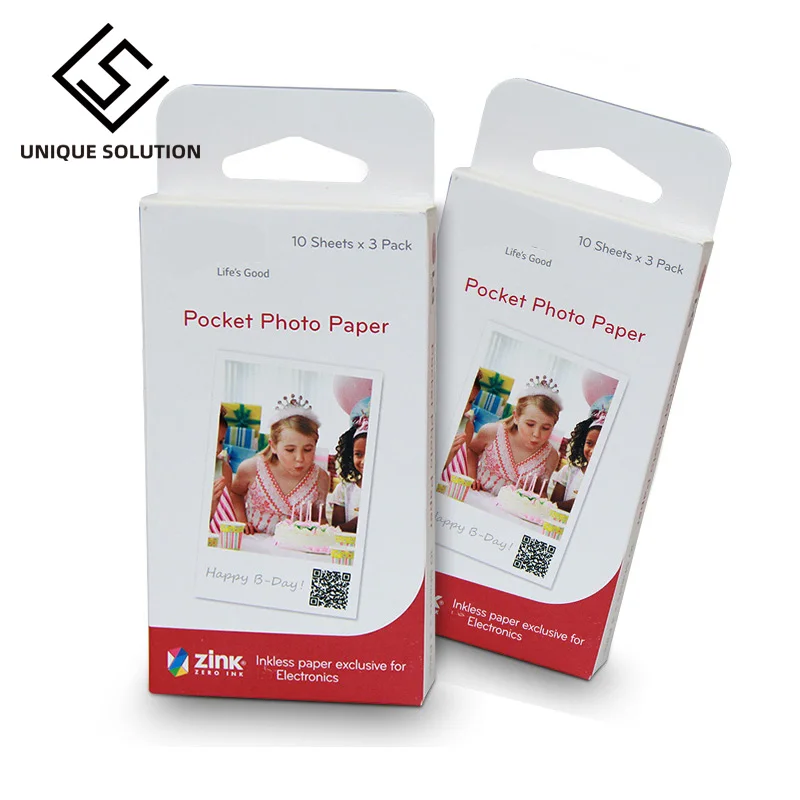 10-60 Sheets Photographic Paper Zink Ps2203 Smart Mobile Printer