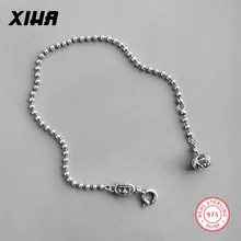 Европейские Бусины, винтажные 925 пробы, серебряные браслеты с короной для женщин, ручная работа, богемный персонализированный женский браслет