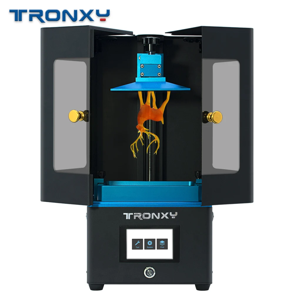 3D принтер Tronxy с УФ смолой Высокоточный ЖК дисплей для отверждения света