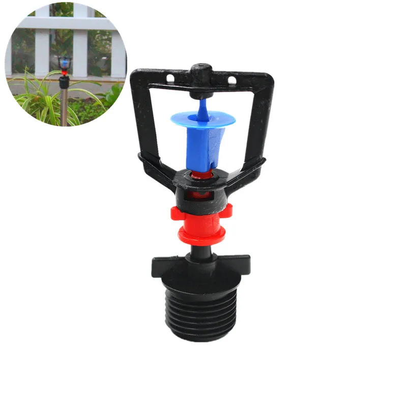 Anti Drip Valve 100pcs Water Hose Connector Micro Rotary Nozzle Sprinklers Stop