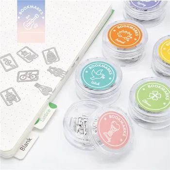 

12pcs Cute Hollow Metal Bookmark Clips Creative Stationery Book Page Holder office and school supplies Christmas gift