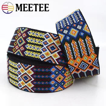 

3m 100% Polyester 5cm 2mm Thick Jacquard Webbings Tapes Bag Strap Belt Ribbons for DIY Clothes Bias Binding Sewing Accessories