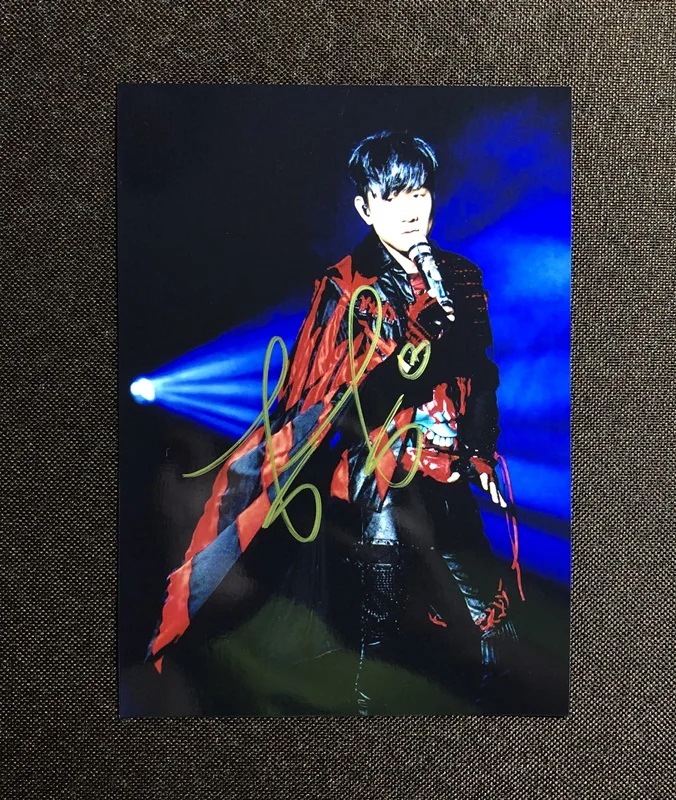 Ручная подписка JJ Lin фото с автографом автографы 5*7 89L