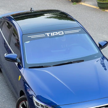 

Sport Car Windscreen Sunshade Stickers Decal Auto Windshield Decor Vinyl Decals For Fiat Tipo Reflective Car Accessories Styling